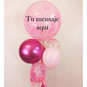 Arreglo de globos Pink personalizado