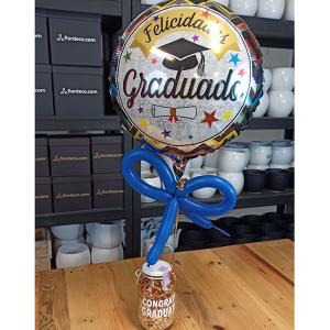 Jar Congrats Graduate con Globo