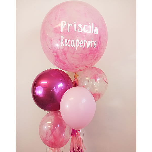 Globos pink personalizado 3105