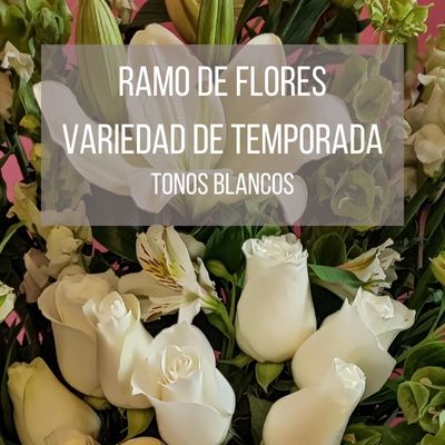 Ramo en tonos blancos 3357